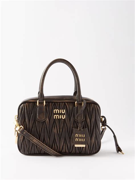 brown leather miu miu bag|michael miu handbags.